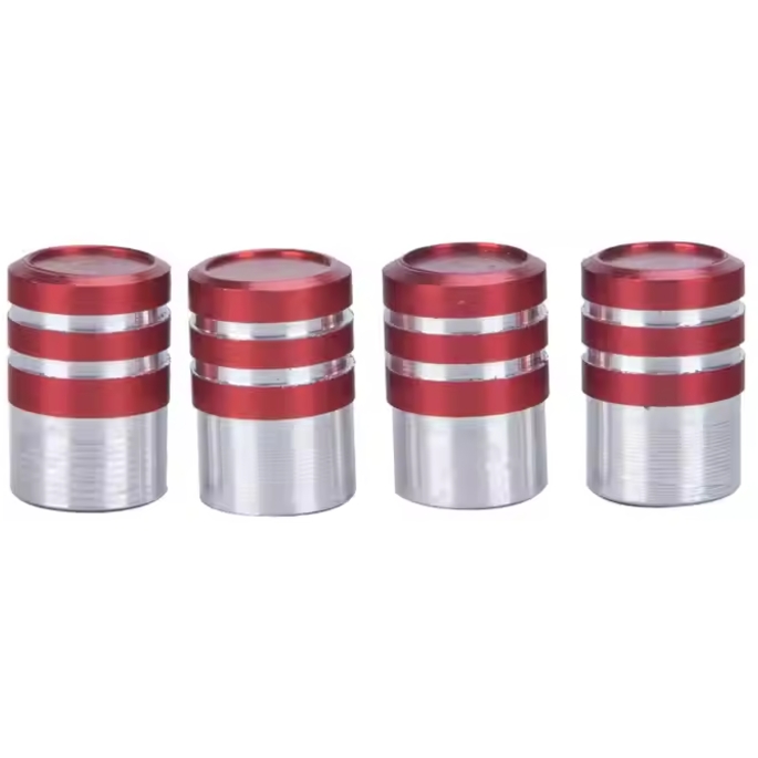 Car Accessories Luxurious Gold Plated Tire Valve Covers